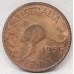 AUSTRALIA 1956 M . ONE 1 PENNY . PROOF . KEY DATE
